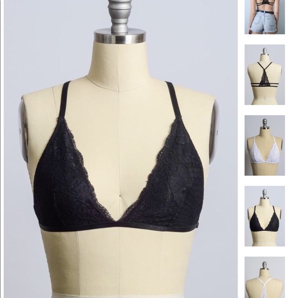 Black lace bralettes - Picture 1 of 2